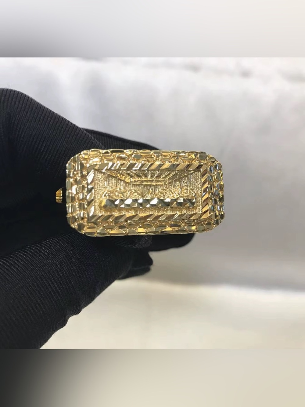 Gold-Tone double Ring (8to9)